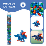 PlusPlus Tubo 100 peças Triceratops