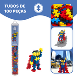 PlusPlus Tubo 100pcs Super Herói