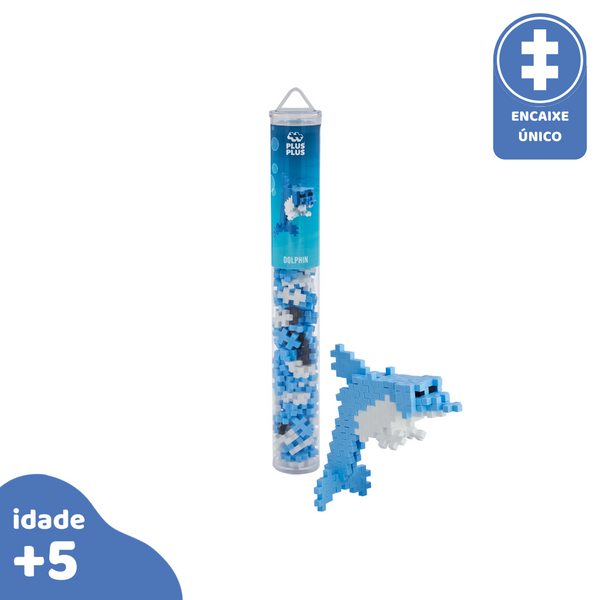 PlusPlus Tubo 100pcs Golfinho