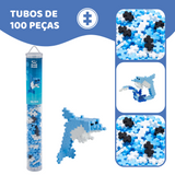 PlusPlus Tubo 100pcs Golfinho