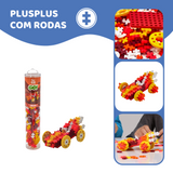 PlusPlus Tubo Go! 200pcs Cars Fire