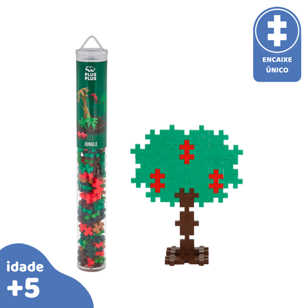 PlusPlus Tubo 100 peças Selva