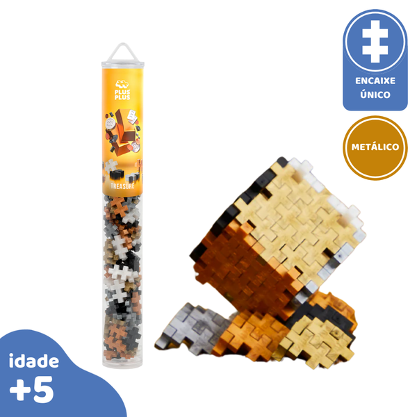 PlusPlus Tubo 100pcs Tesouro Mix