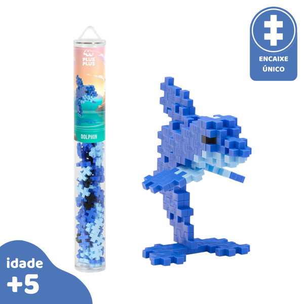 PlusPlus Tubo 100pcs Golfinho
