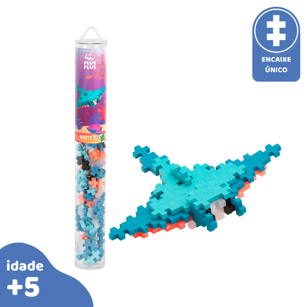 PlusPlus Tubo 100pcs Manta Ray
