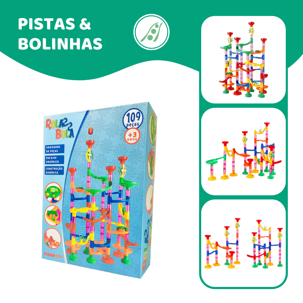 Pista de Bolinha - Rola Bola 109pcs