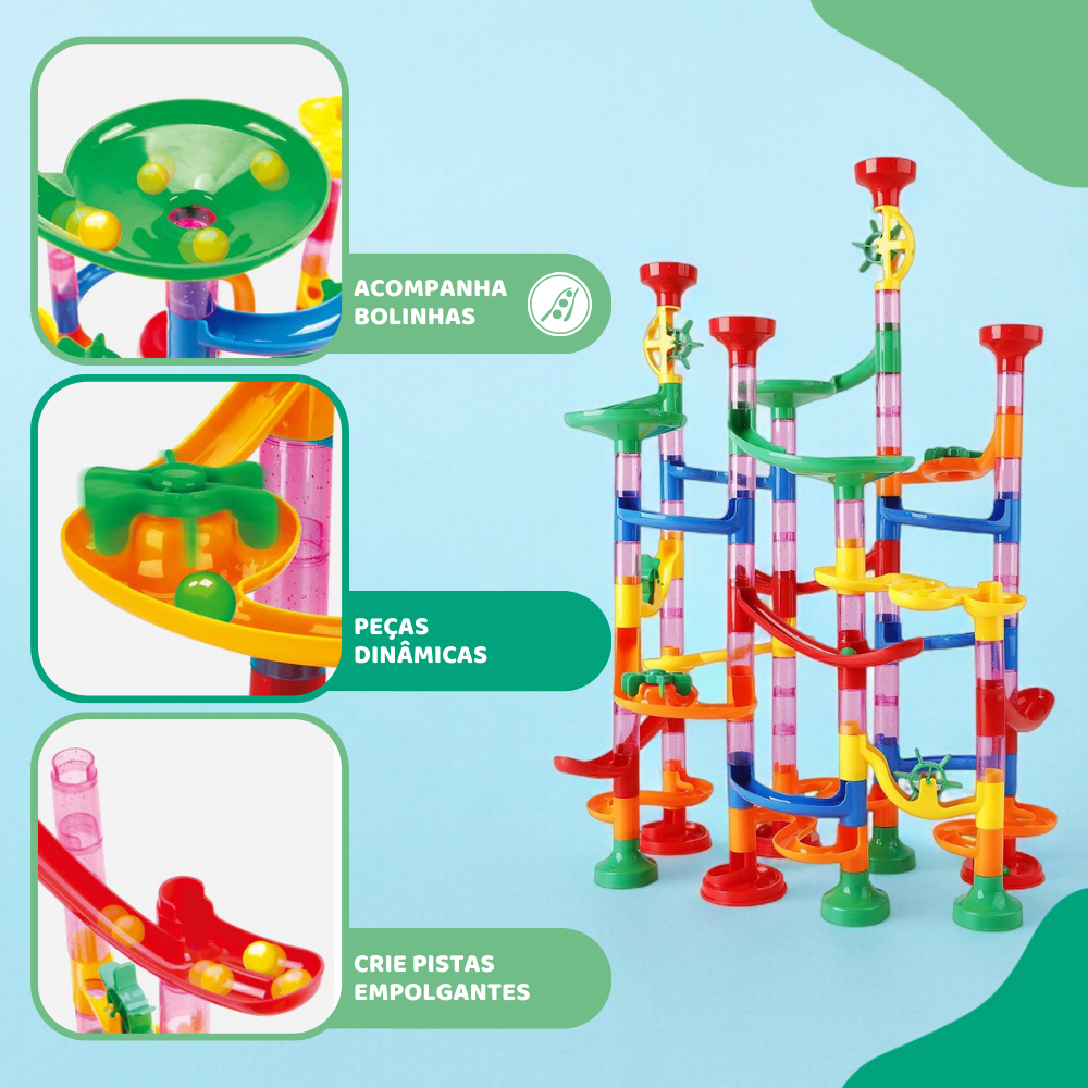 Pista de Bolinha - Rola Bola 109pcs