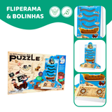 KIT - 2 3D Puzzle - Foguete & Pirata