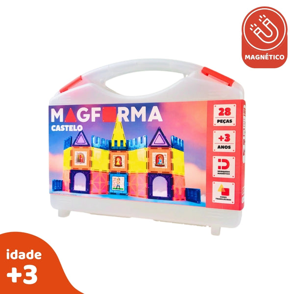 MagForma Blocos Magnéticos Castelo 28 peças