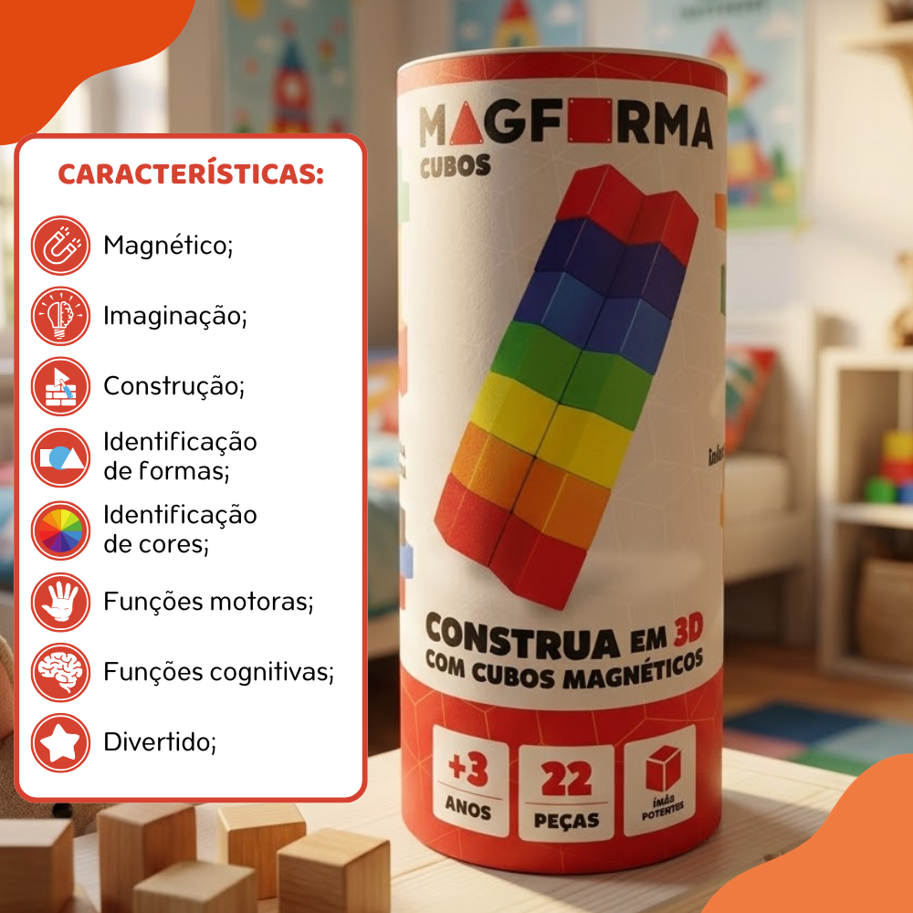 MagForma Cubos 22 peças