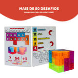 MagForma Cubos Puzzle Translúsido 7 peças