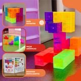 MagForma Cubos Puzzle Translúsido 7 peças