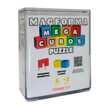 MagForma Mega Cubos Puzzle Emoções 6 peças