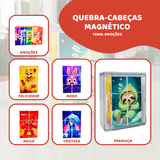 MagForma Mega Cubos Puzzle Emoções 6 peças