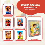 MagForma Mega Cubos Puzzle Profissões 6 peças